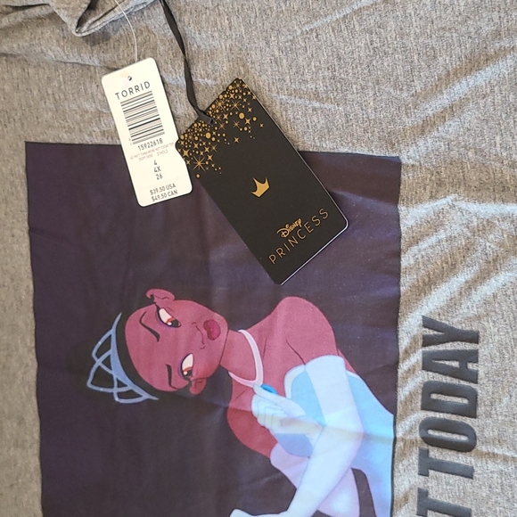 Torrid Top Disney Princess Tiana “Not Today” T-Shirt - Picture 5 of 14
